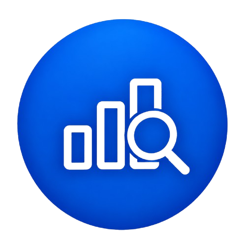 blue analytics badge icon removebg preview