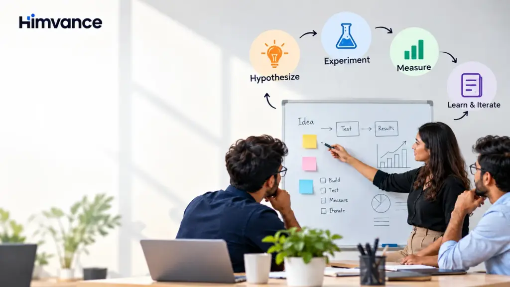 A Simple Experiment Loop for Lean Teams bright office experiment loop meeting